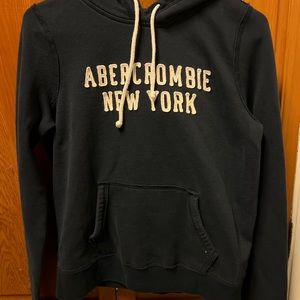 Abercrombie & Fitch women’s navy brand hoodie